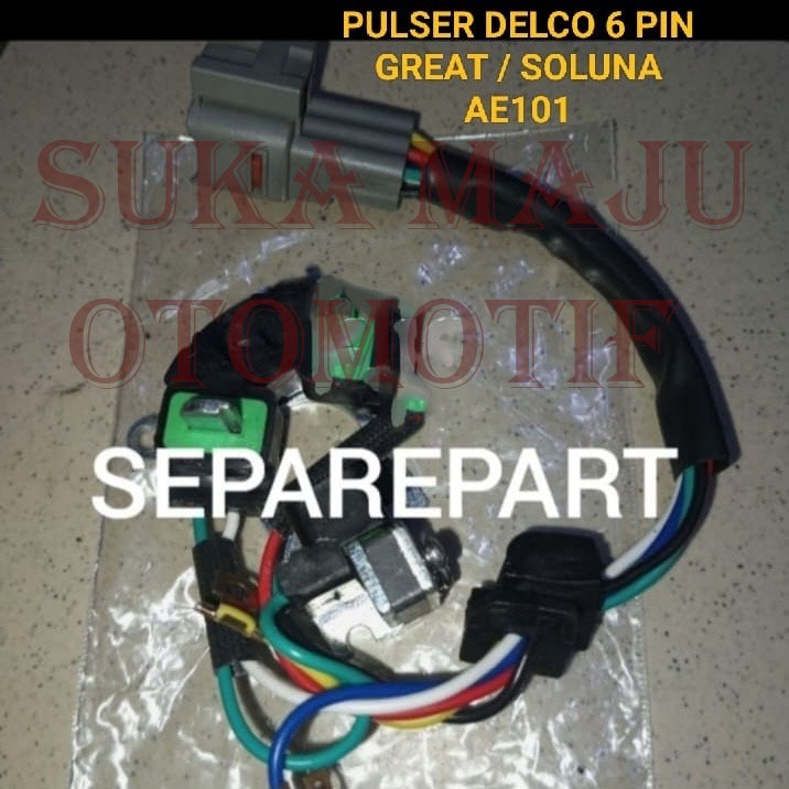 Pulser delco GREAT AE101 SOLUNA ALL NEW COROLLA AE111 SOCKET 6 PIN ORI