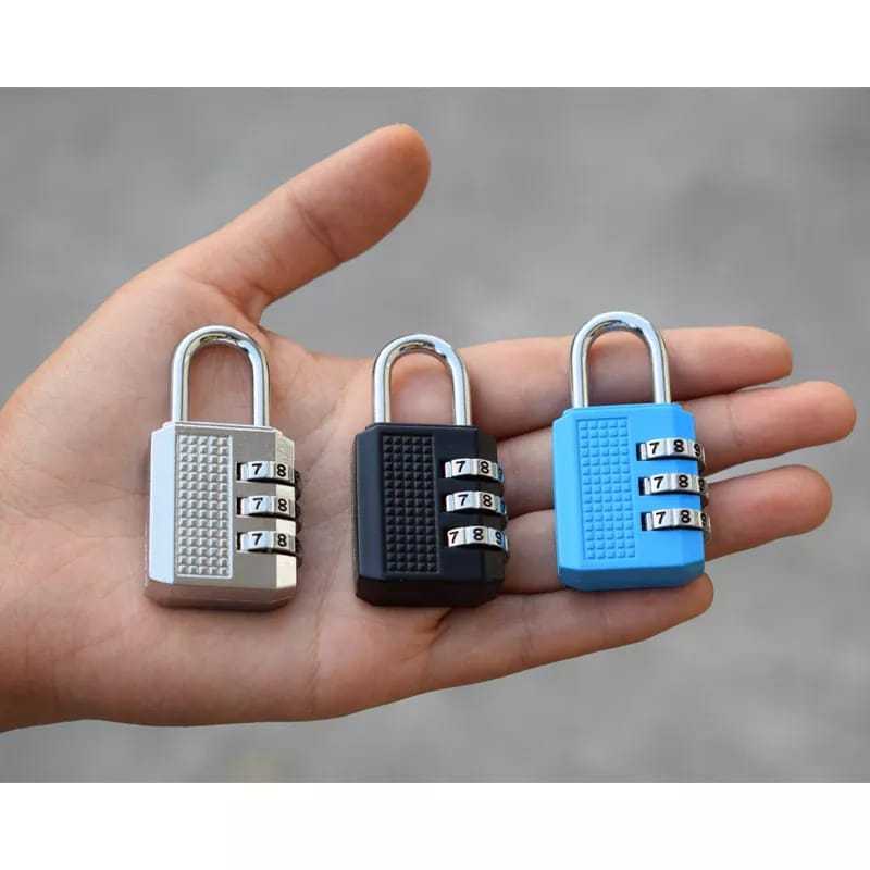 Gembok Nomor Premium / Gembok Angka Multifungsi / Gembok Pin Gembok Tas Koper Gembok Kode (Tekan) / 