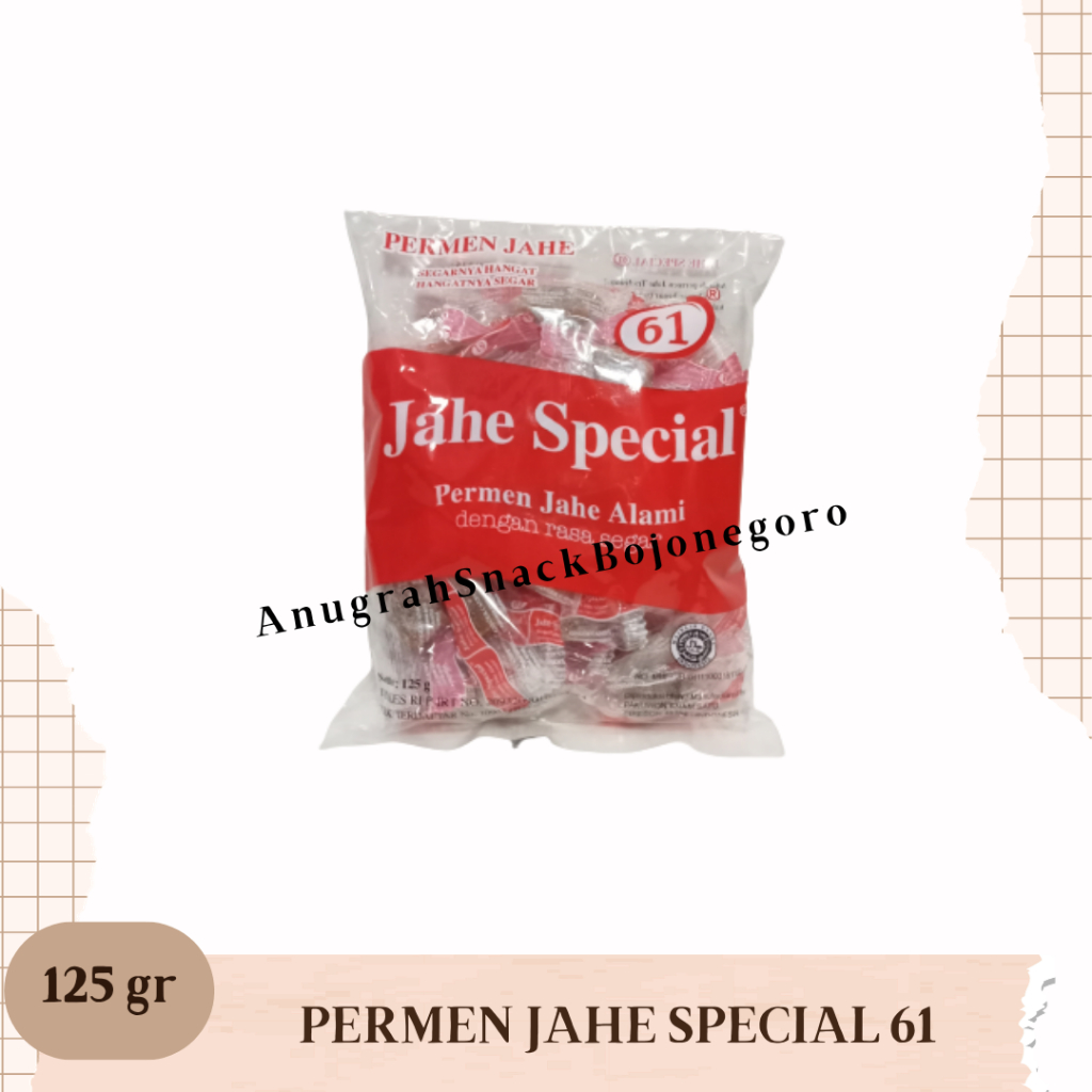 

Permen Jahe Special 61 (125gr)