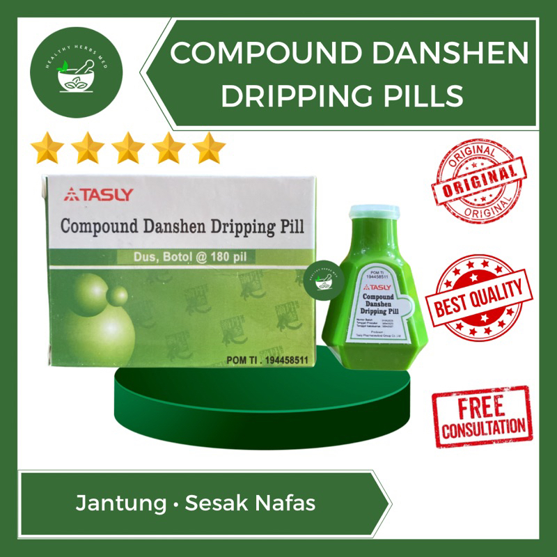 Obat Jantung Koroner Sesak Nafas Compound Danshen Dripping Pills Fufang Danshen Pills