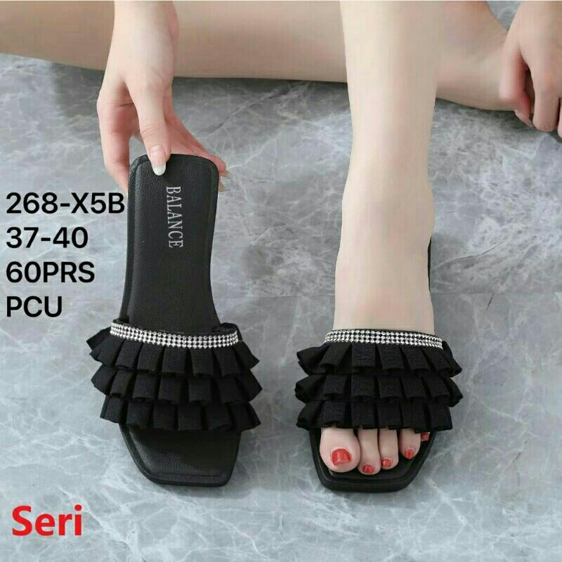 Sandal Selop Wanita Jelly Import Kekinian 268-X5B