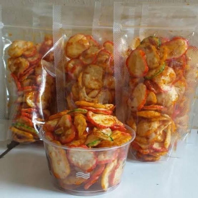 

KERUPUK PEDAS WARNA WARNI - KERUPUK SEBLAK PEDAS