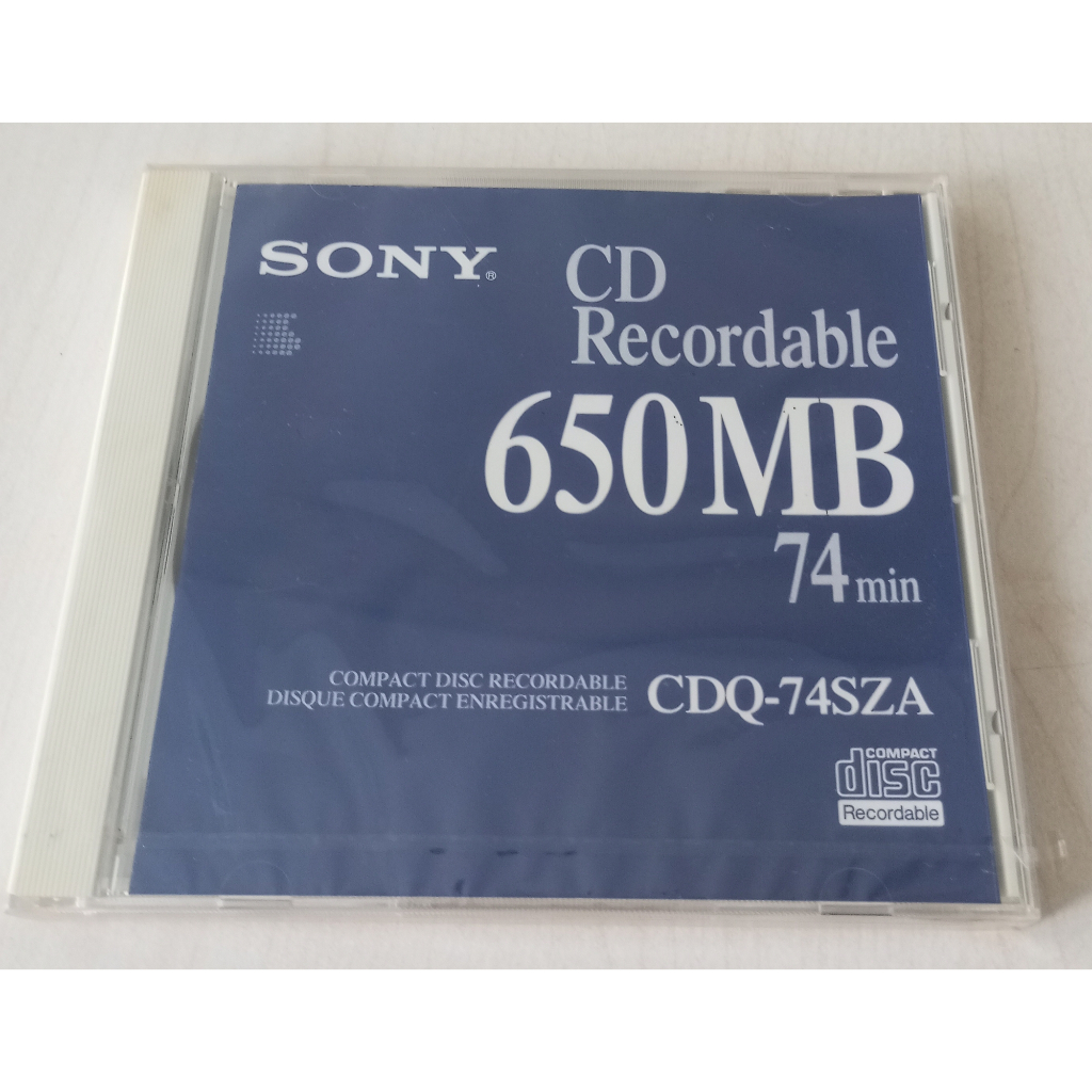 CD-R BLANK SONY 650MB 4X Made in Japan