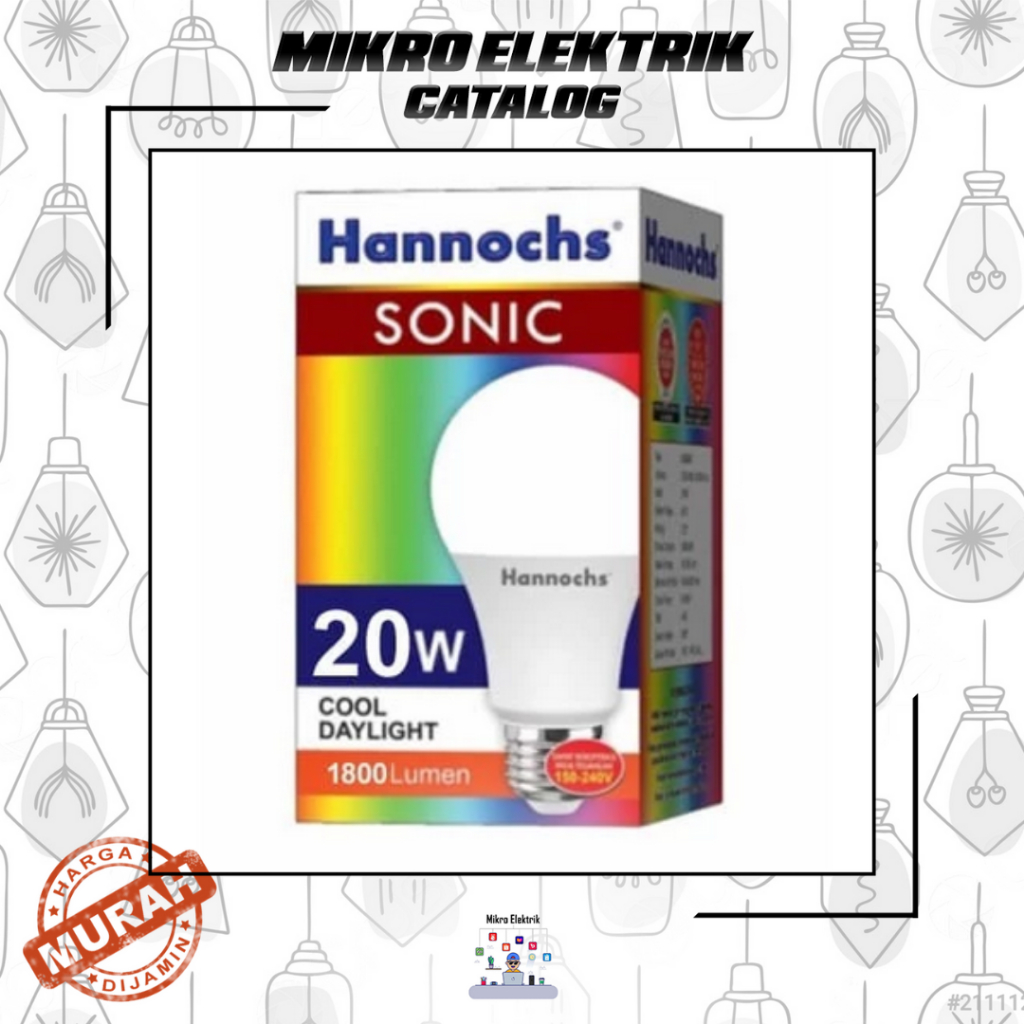 Lampu Led Hannochs Sonic 20 Watt
