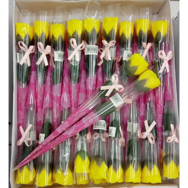 Bunga Mawar Plastik 1 Tangkai