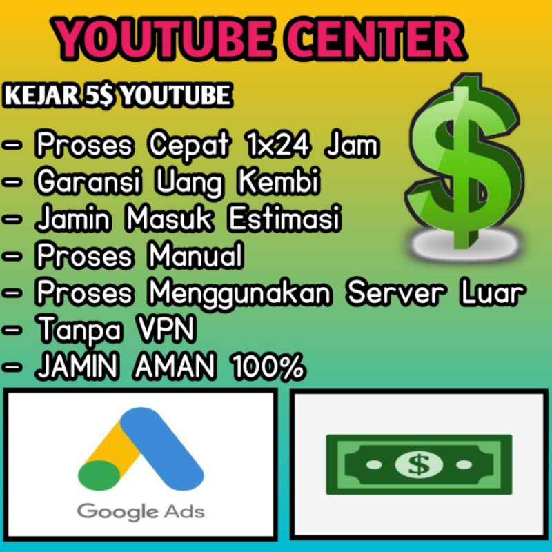 KEJAR 20 DOLAR YOUTUBE