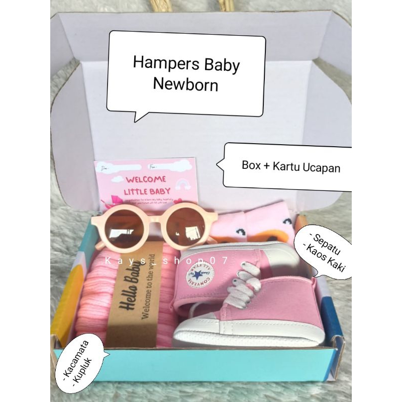 Hampers Baby Newborn Kado Baby hadiah kado lahiran Sepatu Set baby
