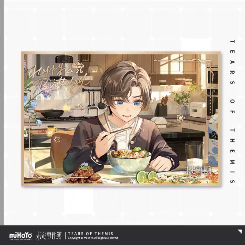 [READY STOCK LIMITED] ARTEM 2023 BIRTHDAY SHIKISHI TEARS OF THEMIS