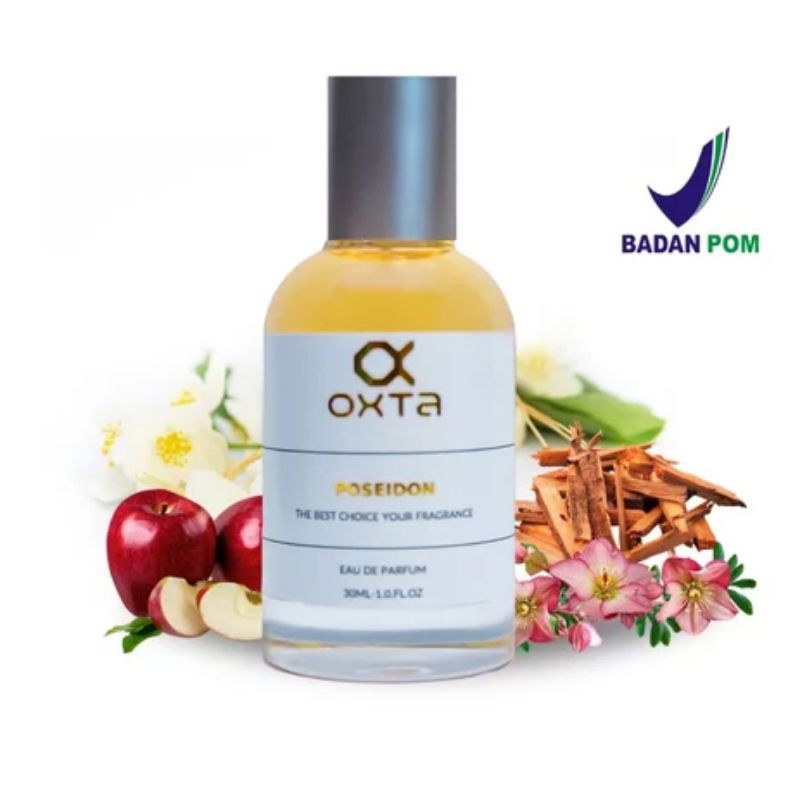PARFUM OXTA poseidon parfum pria non alkohol - parfum pria tahan lama 30ml BPOM
