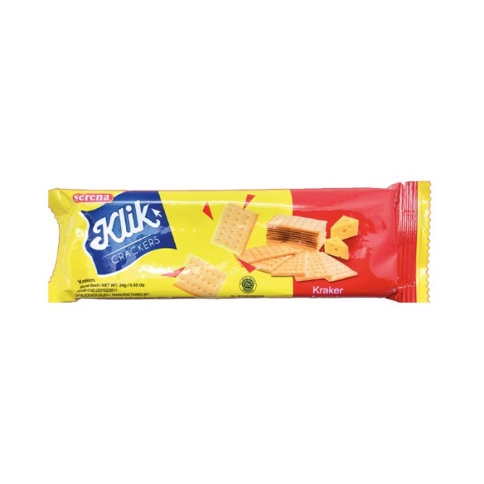 

Khong Guan Klik Crackers 1Pack isi 10 sachet