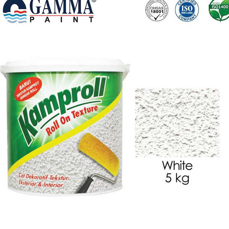 

➟➬✢ KAMPROLL WHITE 5KG - Cat Tekstur Ekonomis Aplikasi Roll Kirim Langsung