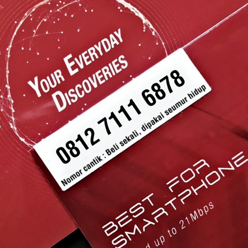 Nomor Cantik Kartu Perdana SimPATI dan As Telkomsel Combo Sakti 0812 7111 6878