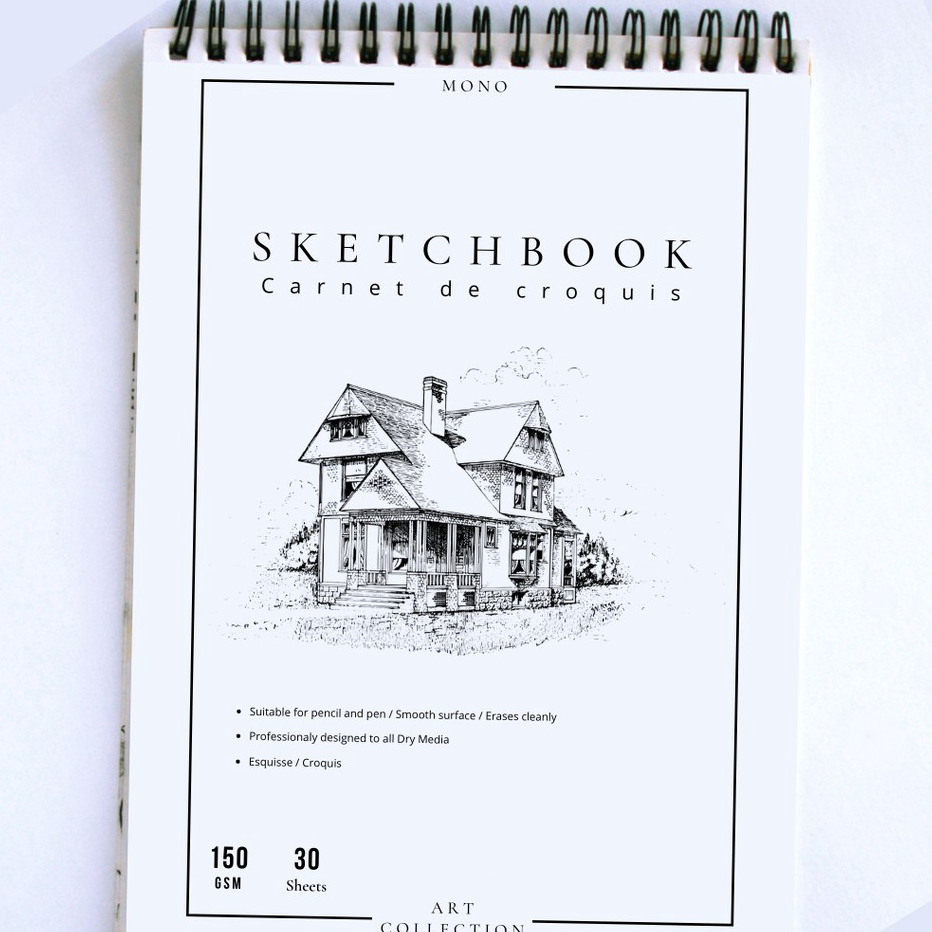 

Terlaris Sketchbook A4 150gsm Wire Bound Buku Sketsa Gambar Mewarnai Kualitas Premium Profesional