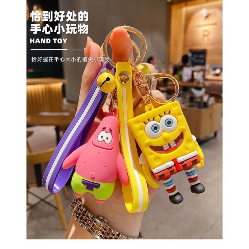 Gantungan Kunci Karakter Kartun Spongebob Patrick