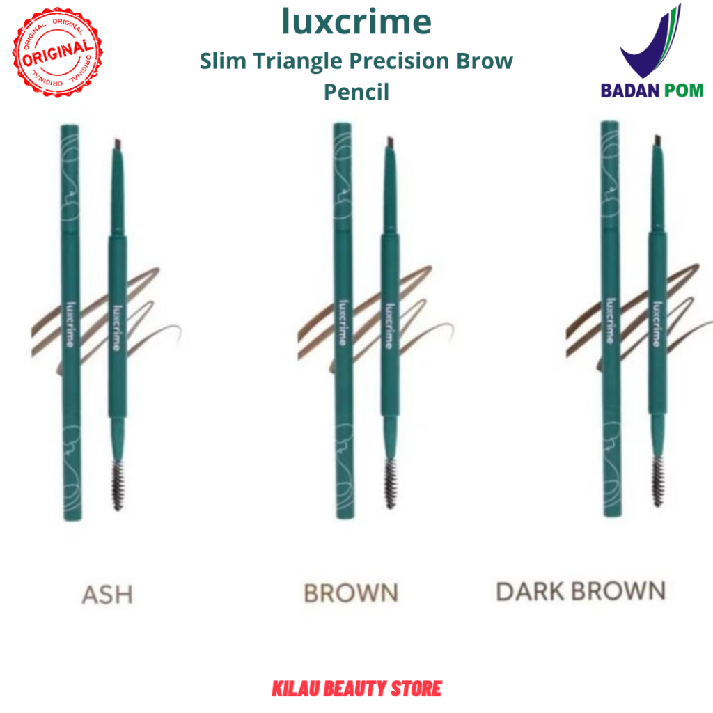 LUXCRIME TRIANGLE PRECISION BROW PENCIL - Pensil Alis Waterproof | Pensil alis luxcrime