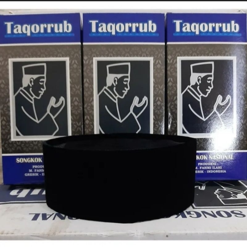 PECI KOPIAH HITAM TAQORRUB SONGKOK NASIONAL AC ORIGINAL