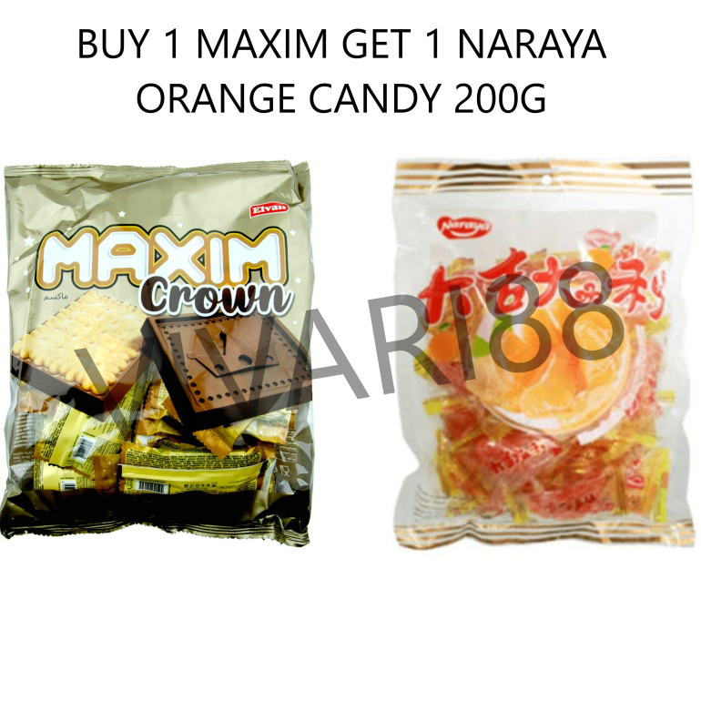 

Super Promo ELVAN MAXIM CROWN CHOCOLATE WITH BISCUIT 275g Seller