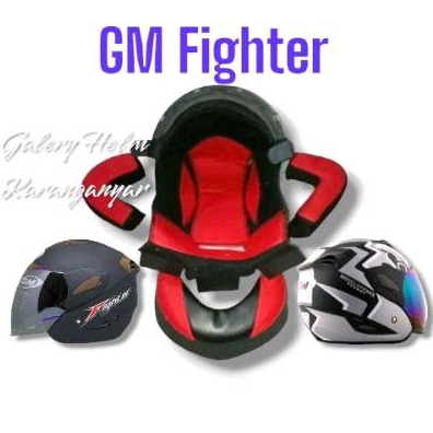 (GF) Busa Set GM Fighter Kancing Besi Dan Kancing Plastik (Live) GM Fighter Spon Helm GM