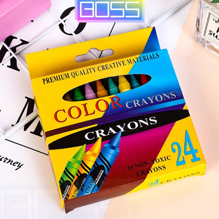 

Best Produk BOSS-Crayon Pensil (24 Warna) /Pensil Gambar 24PCS / Crayon Set Anak 24 Art set krayon