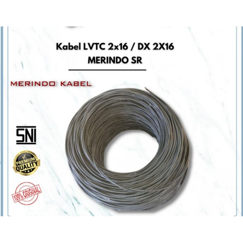 FULL Kabel PLN Twisted SR 2x16 mm Merindo SPLN LMK SNI