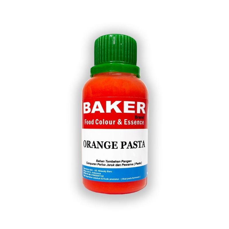 

Perisa Kue / makanan / bahan kue / flavour rasa Orange Pasta - BAKER MS ( 30g )