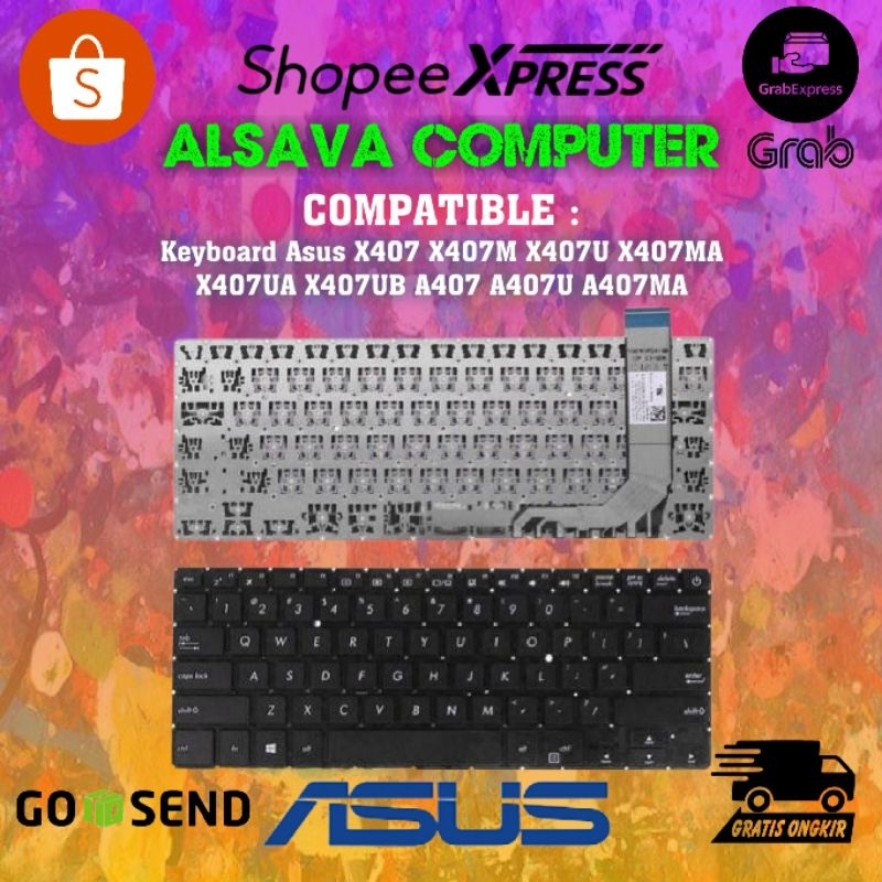 Keyboard Asus X407 X407M X407U X407MA X407UA X407UB A407 A407U A407MA
