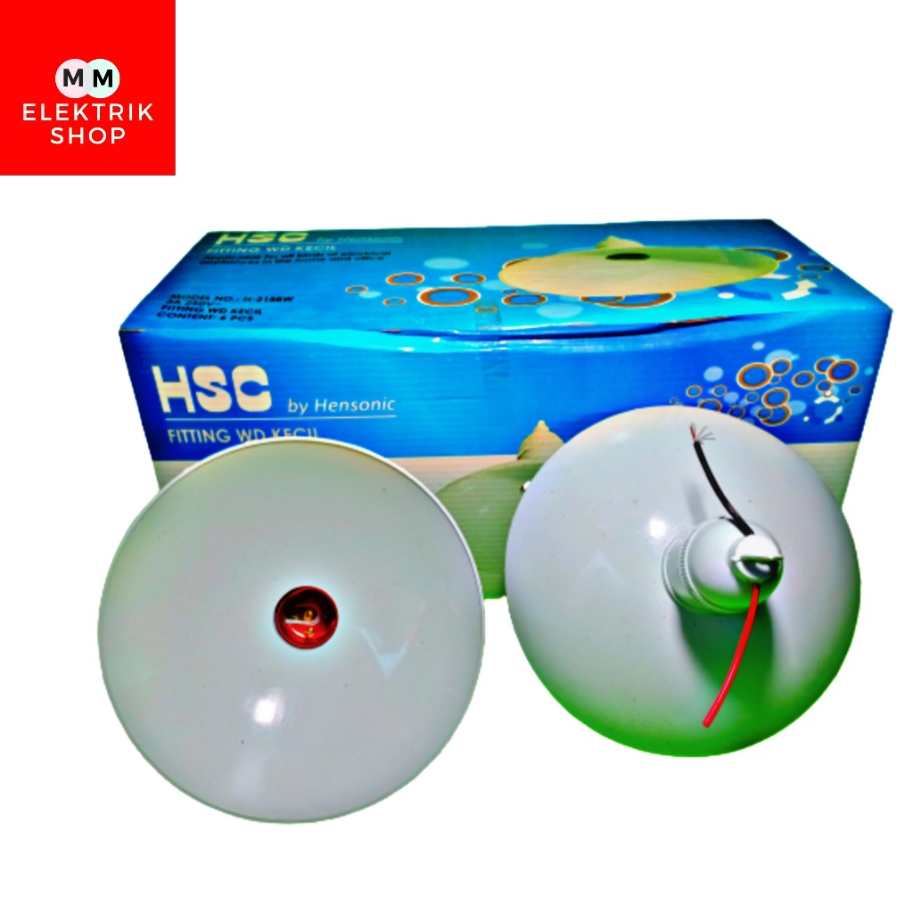 Fitting Kap Lampu Satu Set Gantung Outdoor Fitting Kap Wd Kecil E27 HSC