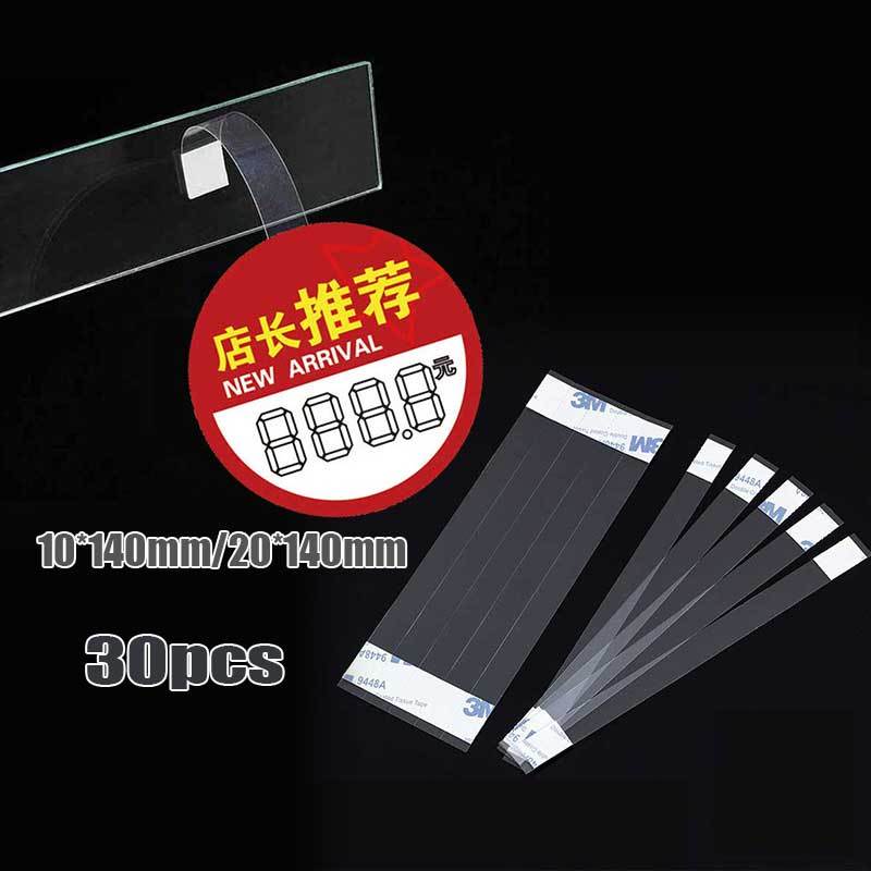 

30pcs Label Harga Mika / Price Tag Mika PVC / Plastik Mika Display Kartu