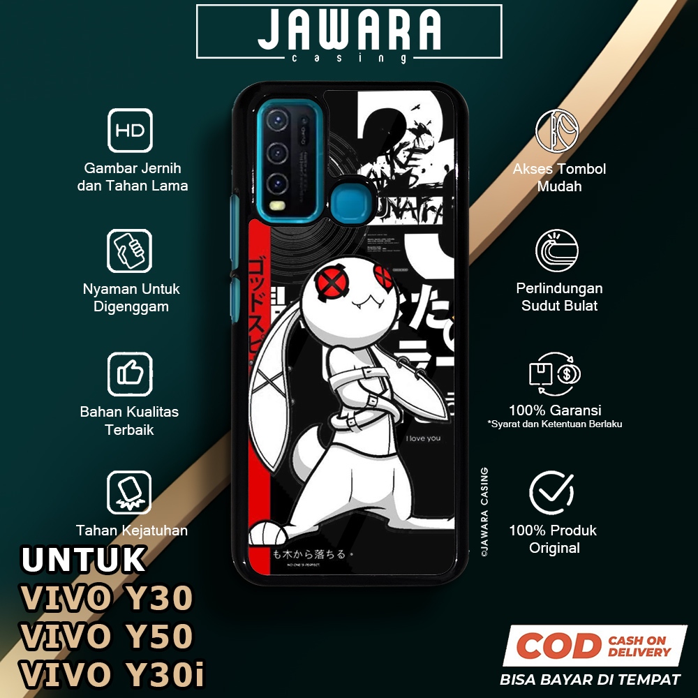 Case Vivo Y30 Y50 Y30i Casing Vivo Y30 Y50 Y30i Jawara Casing [CYBR] Case Glossy Case Aesthetic Cust