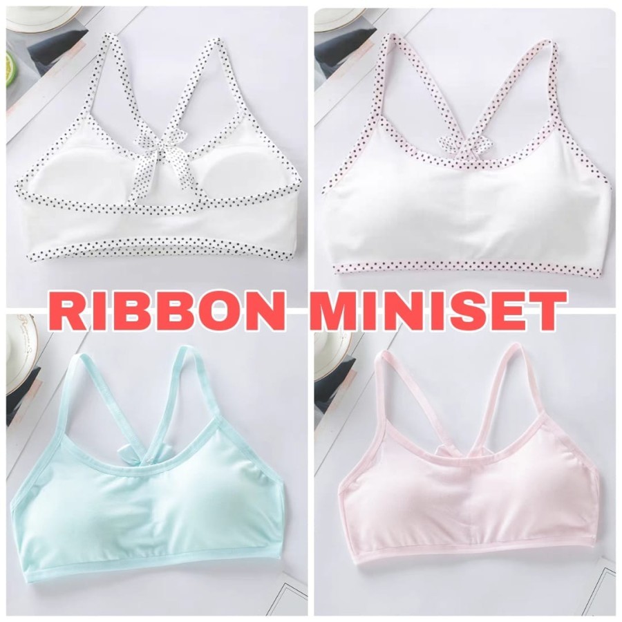 RIBBON MINISET PAKAIAN DALAM MINISET ANAK SD SMP REMAJA IMPORT NOT SOREX KATUN