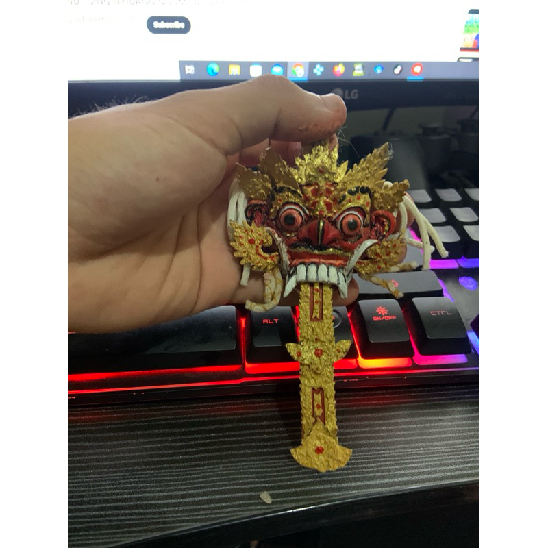 tapel rangda mini Ogoh-ogoh mini