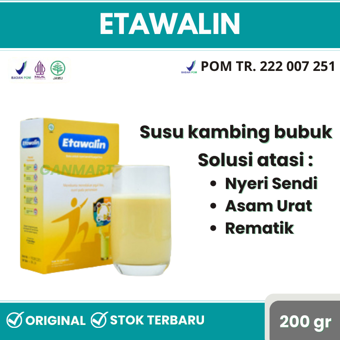 

Susu Kambing Etawalin Bubuk Etawa atasi Nyeri Sendi Asam Urat Original