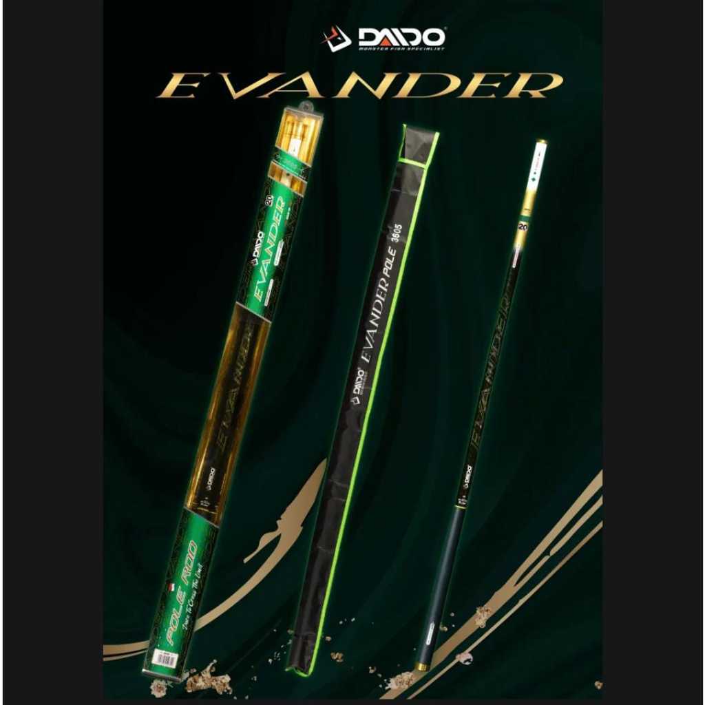 JORAN TEGEK CARBON DAIDO EVANDER RUAS 90 CM SUPER KAKU BERKUALITAS 250,300,360CM