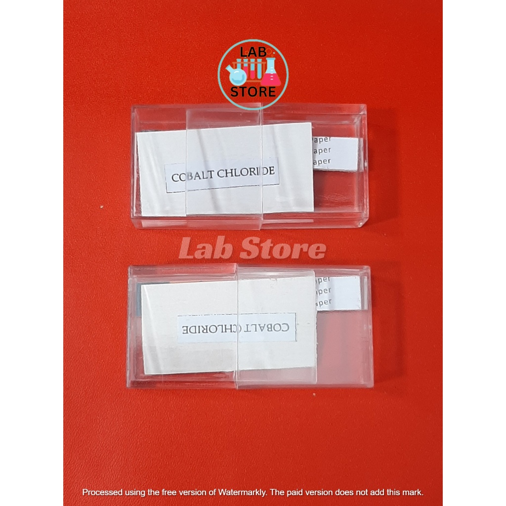 Kertas Cobalt Chloride / Cobalt Chloride Paper / Kertas Kobalt Klorit Per Pack Isi 20 pcs