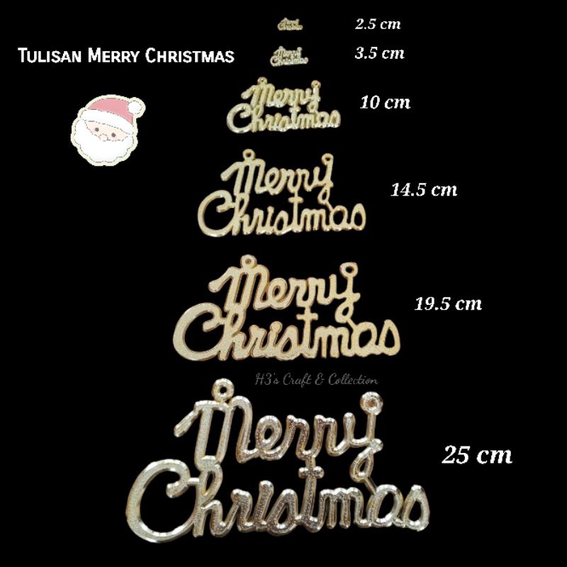 TULISAN MERRY CHRISTMAS