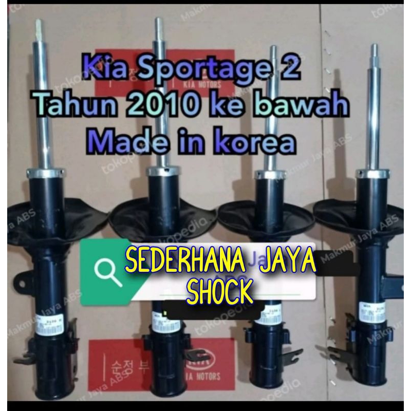 shockbreaker shock absorber KIA Sportage 2 depan belakang