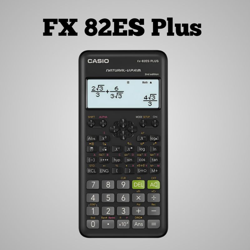 

Kalkulator Casio Fisika FX 82es plus / kalkulator Casio scientific / kalkulator ilmiah / kalkulator Casio asli dan bergaransi resmi