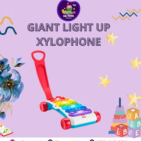 SEWA MAINAN PIANO TARIK ANAK (fisher price, giant xylophone)