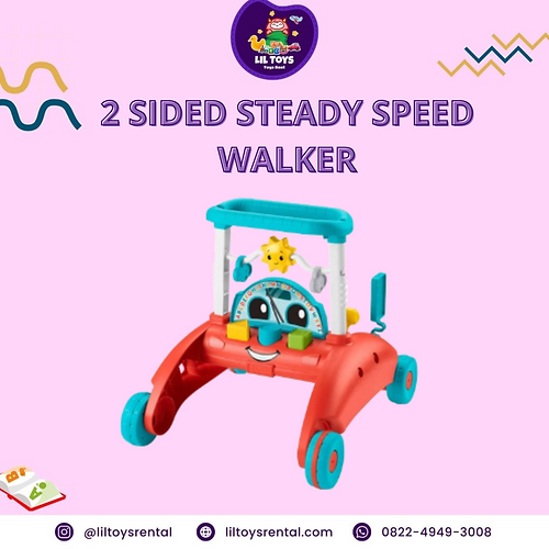 SEWA Mainan Anak Belajar Berjalan (2 SIDED STEADY SPEED WALKER)