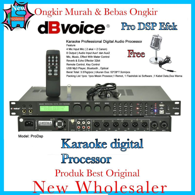 Digital Processor karaoke Abvoice Pro Dsp Efek Original Resmi