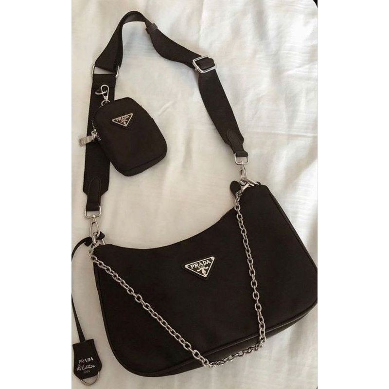 tas Selempang Prada miror high quality