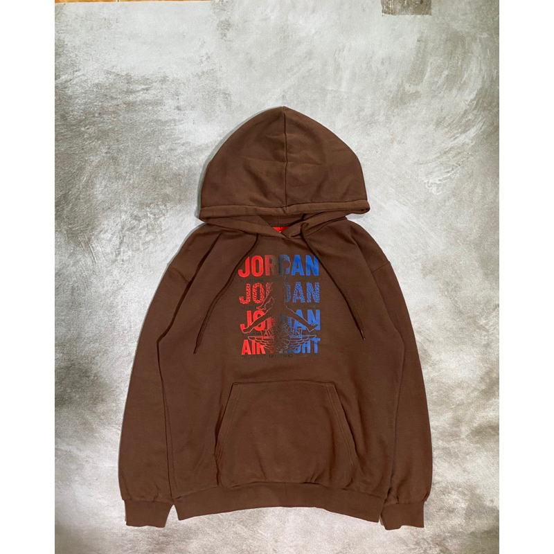 Hoodie Nike Jordan Coklat