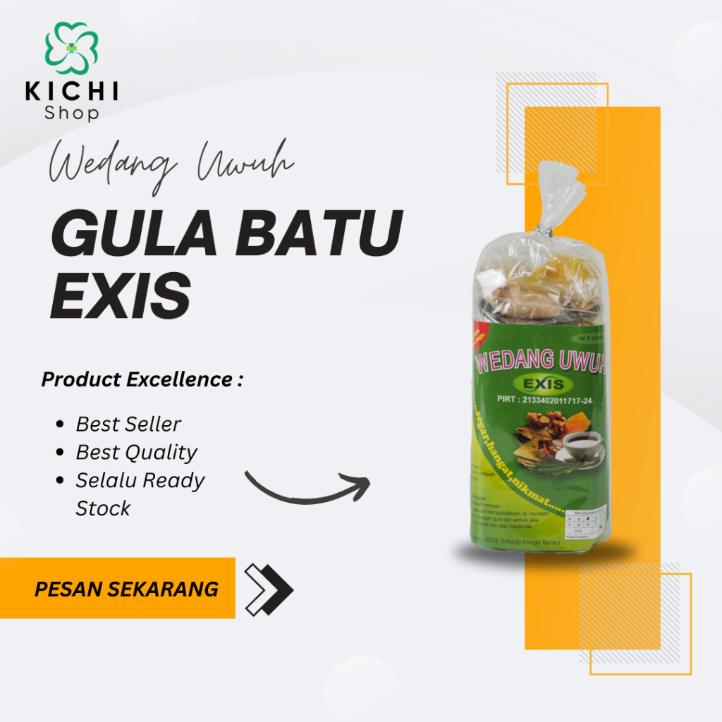 

WEDANG UWUH GULA BATU EXIS ASLI KOMPLIT KHAS IMOGIRI ISI 5