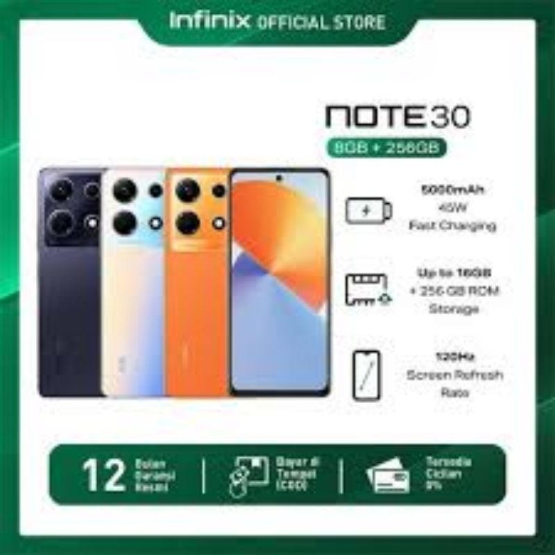 INFINIX NOTE 30 8/256 GARANSI RESMI