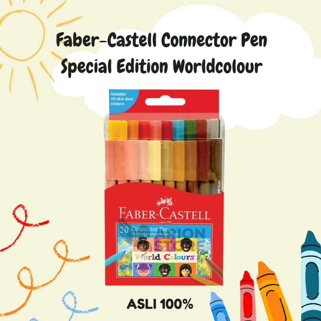 

[ARION STORE] Faber-Castell Connector Pen Special Edition Worldcolour [SET]