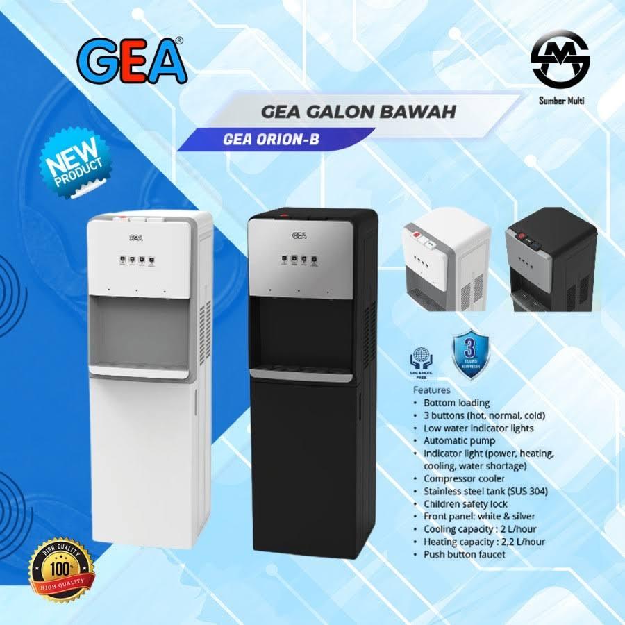 DISPENSER GALON BAWAH GEA ORION KOMPRESOR