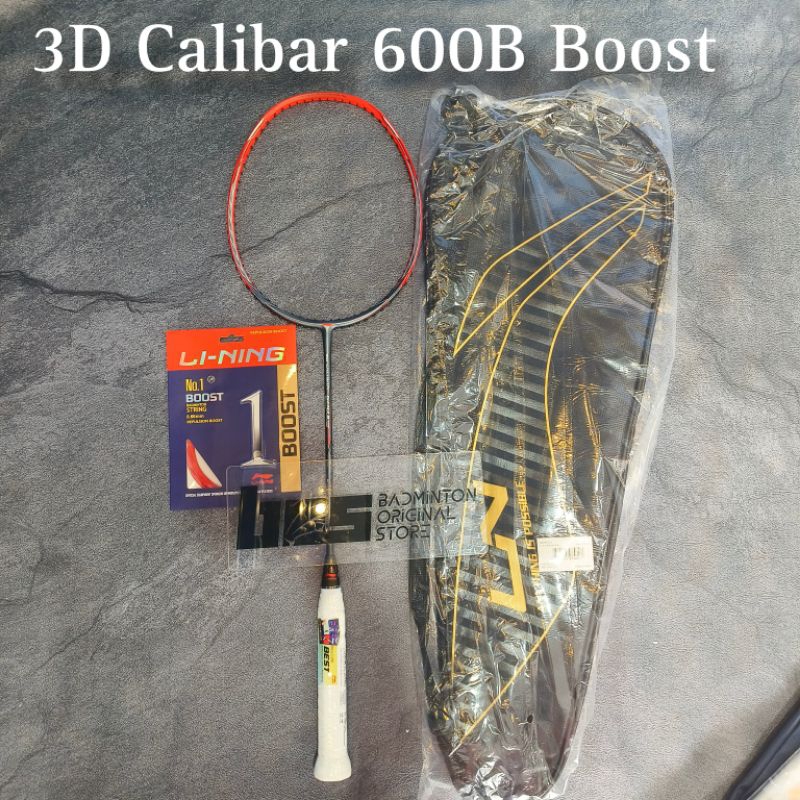 RAKET LINING 3D CALIBAR 600 B BOOST ORIGINAL FREE NO 1 BOOST