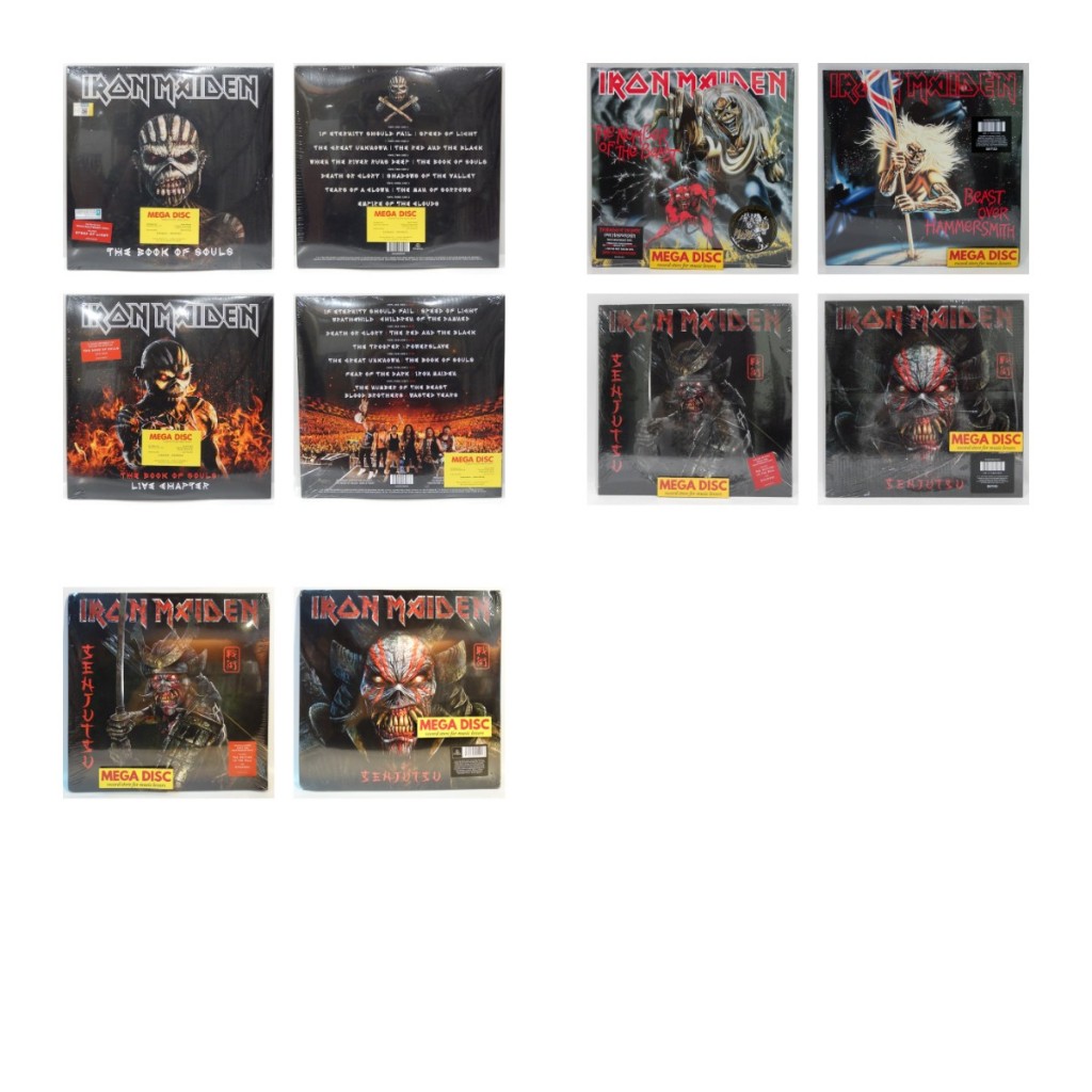 LP Iron Maiden Album 3LP Vinyl Piringan Hitam PH - Cek Varian / Barcode