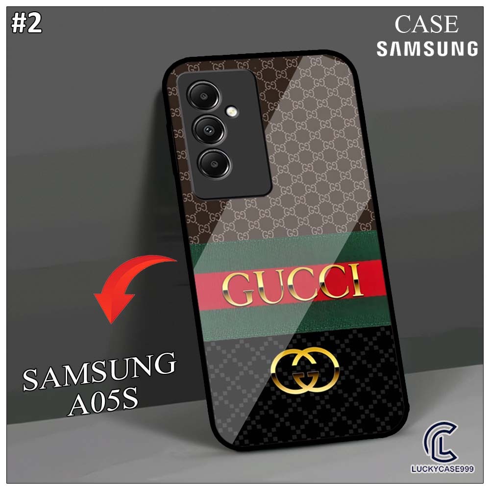 Softcase Samsung A05S A05 Terbaru (LS821) Casing Kaca Kilau Motif Brand Pic HD Case Samsung All Type