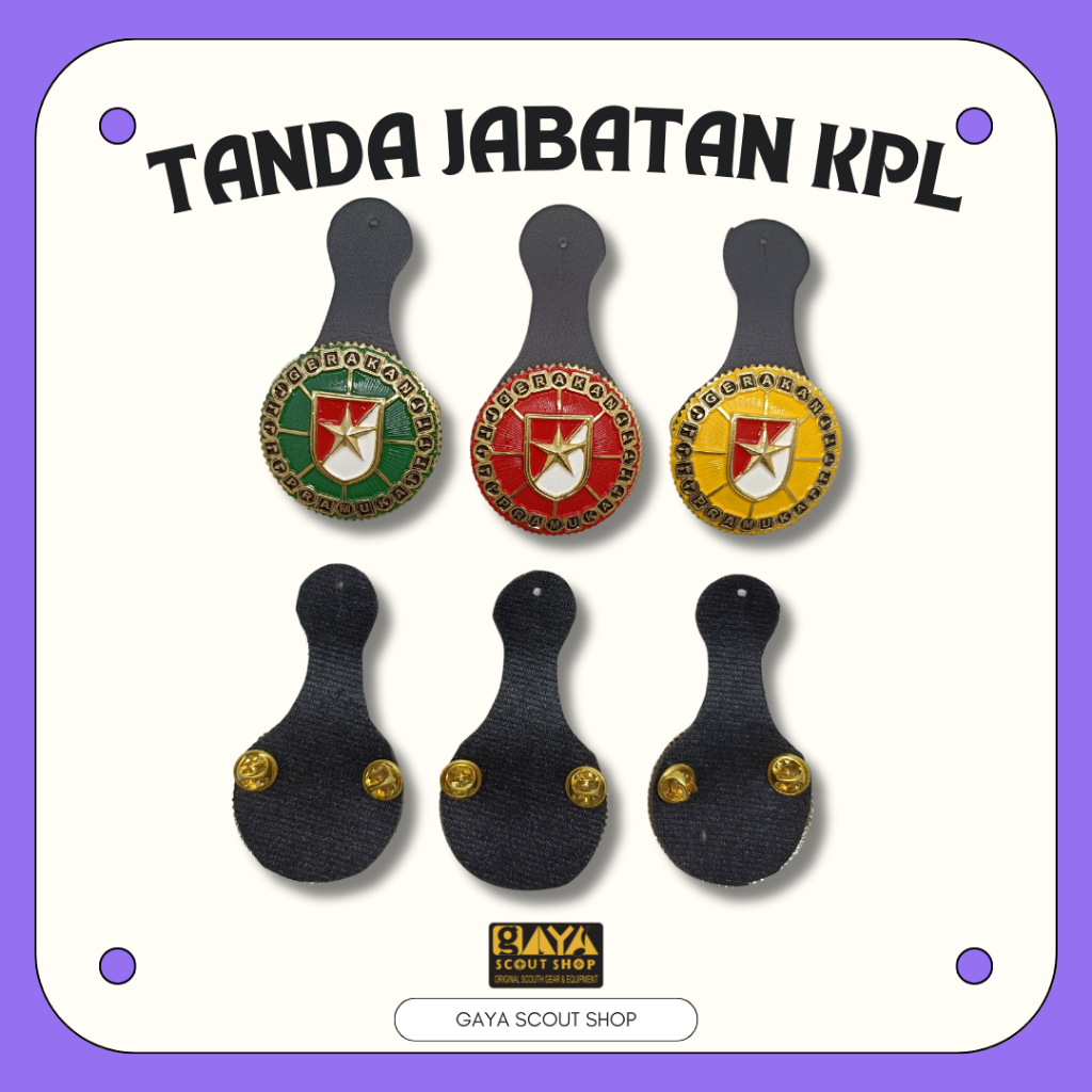 Tanda Jabatan KPL Siaga/Penggalang/Penegak Cor Kuningan Termurah